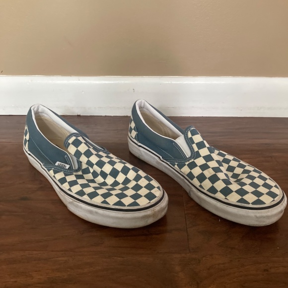 Vans slip on classic checkerboard size 9 mens - Picture 2 of 7